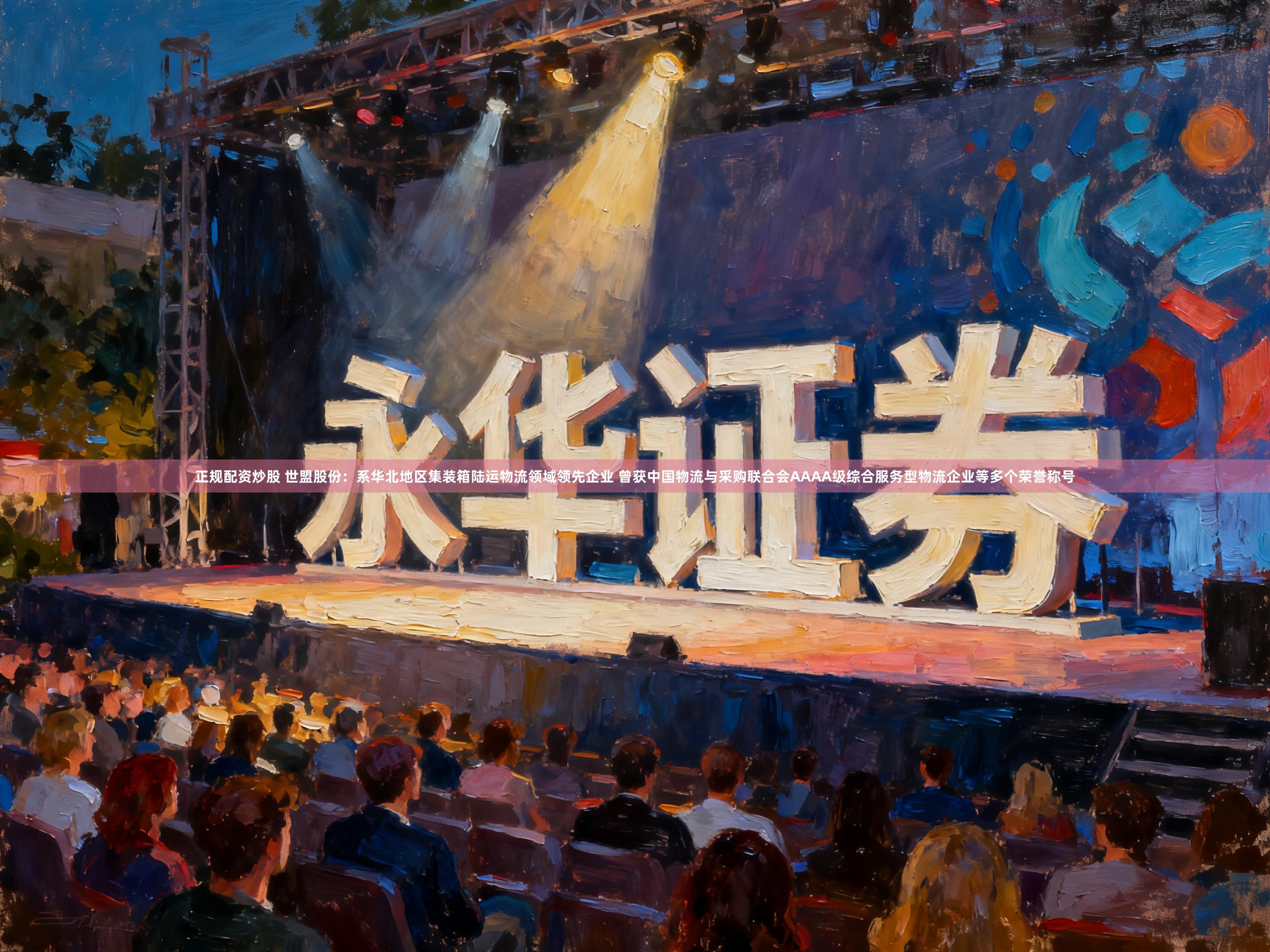 正规配资炒股 世盟股份：系华北地区集装箱陆运物流领域领先企业 曾获中国物流与采购联合会AAAA级综合服务型物流企业等多个荣誉称号